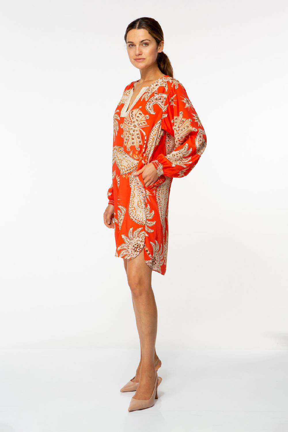 IVI GmbH PALM VIBES Minikleid rot Begrenztes Angebot