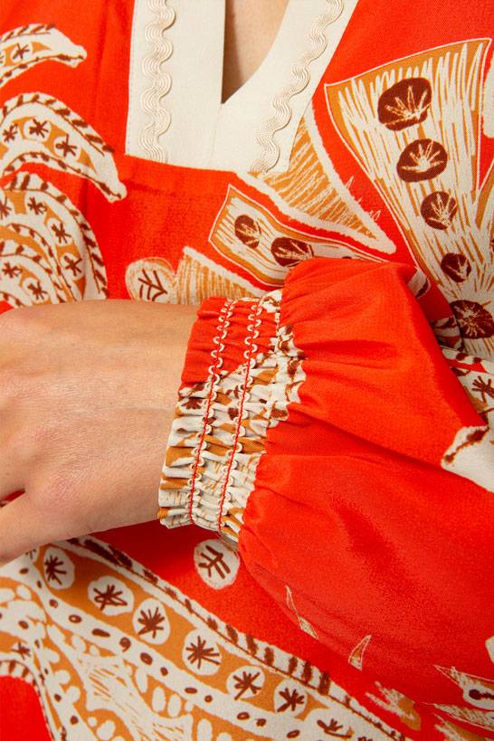 IVI GmbH PALM VIBES Minikleid rot Begrenztes Angebot