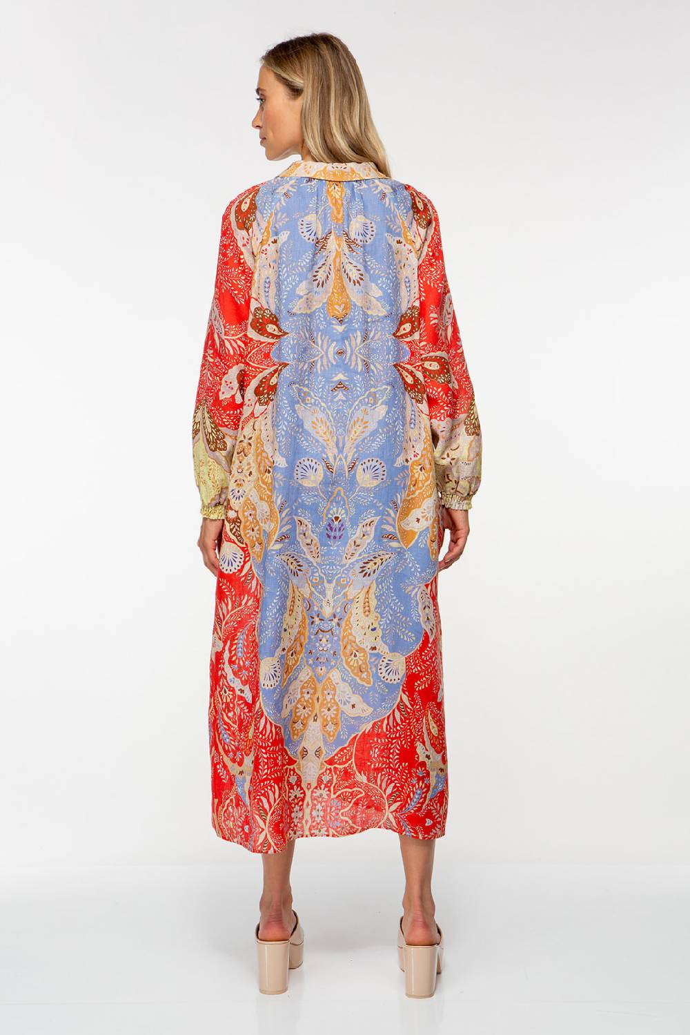 IVI GmbH AMBER Leinenkleid multicolor Exklusivangebot
