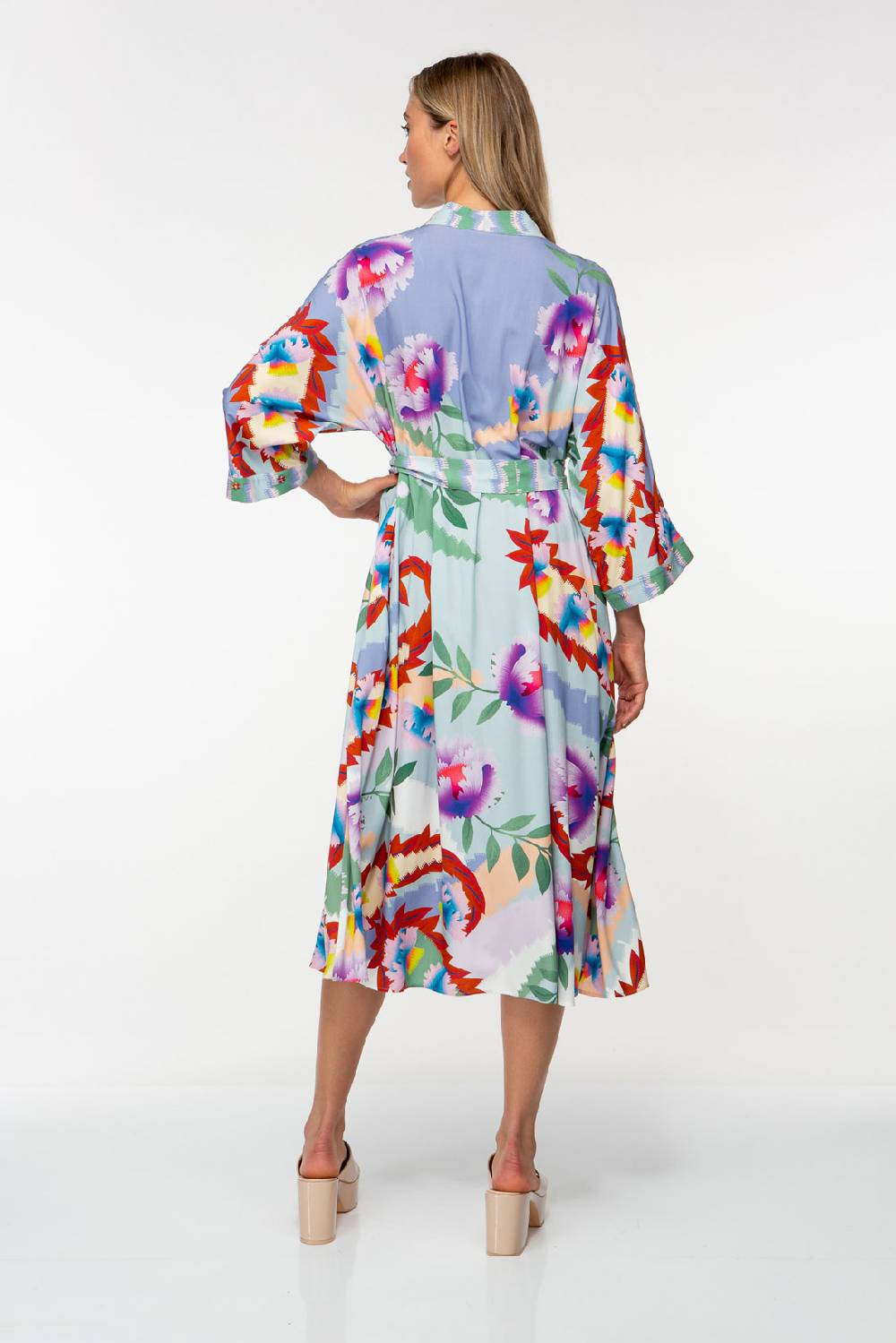 IVI GmbH PIXEL PAISLEY Kaftankleid lavendel Preisnachlass