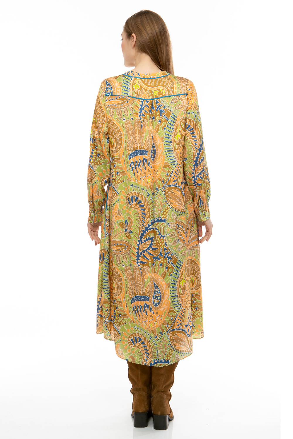 IVI GmbH PAISLEY ALLOVER Seidenkleid multicolor Super Sparpreis