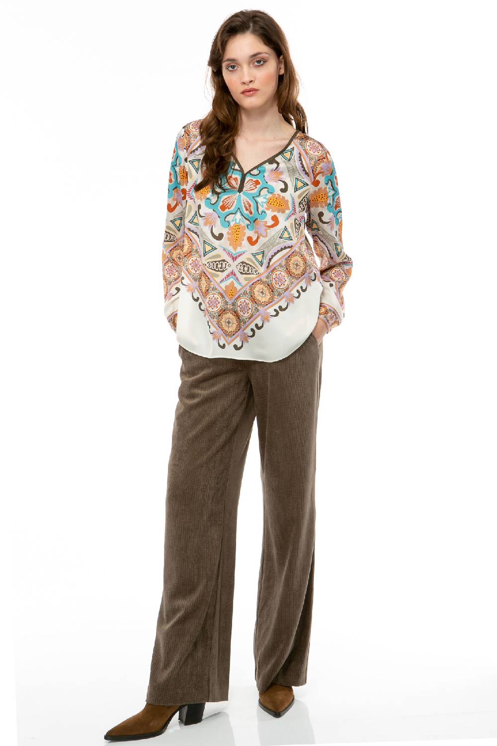 IVI GmbH VINTAGE FLOWERS Bluse weiß JETZT KAUFEN