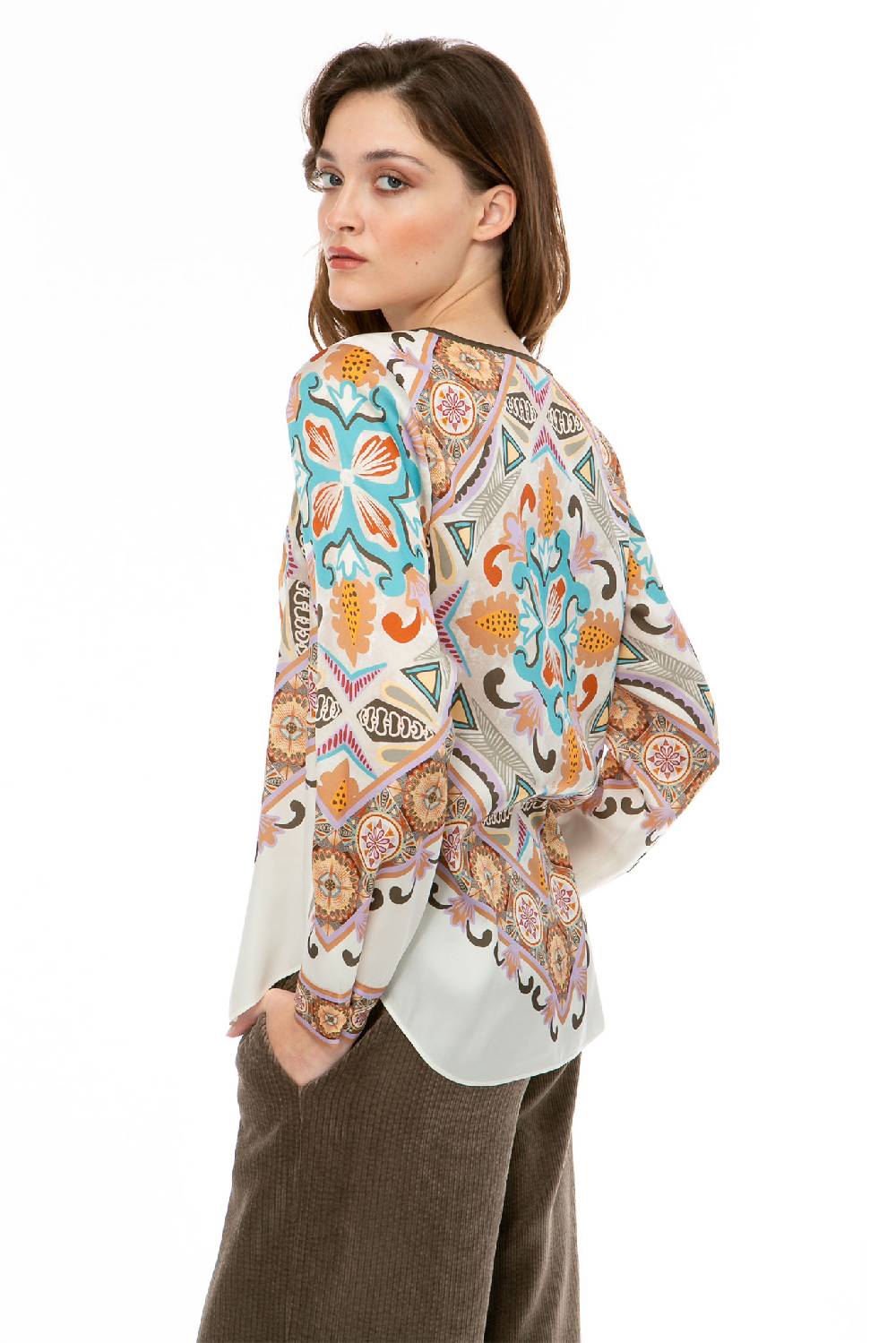 IVI GmbH VINTAGE FLOWERS Bluse weiß JETZT KAUFEN