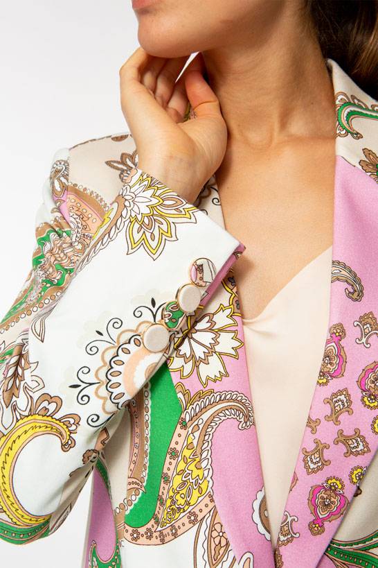 IVI GmbH PAISLEY Jersey Blazer multicolor Bis zu 55% Rabatt