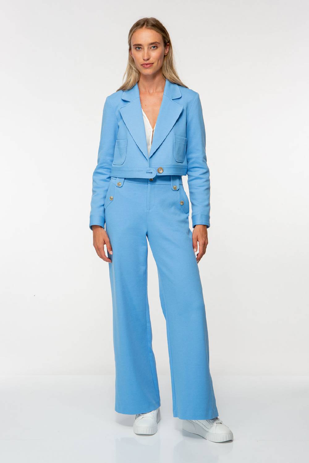 IVI GmbH SOLID JERSEY Verkürzter Blazer ocean Nur noch ein Tag übrig