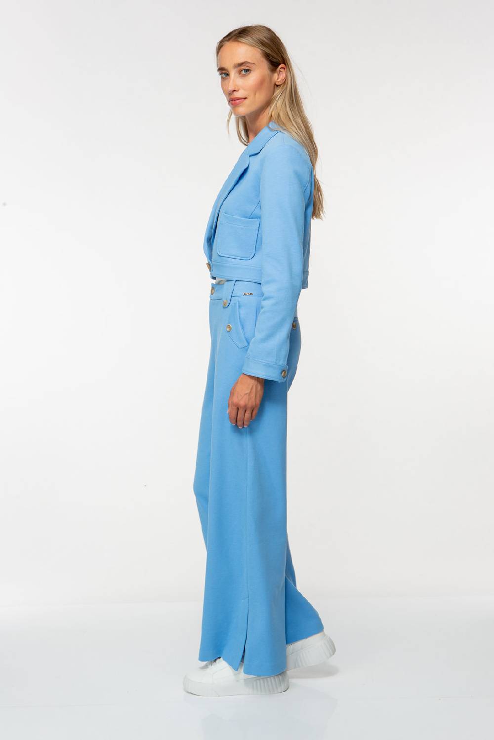 IVI GmbH SOLID JERSEY Verkürzter Blazer ocean Nur noch ein Tag übrig