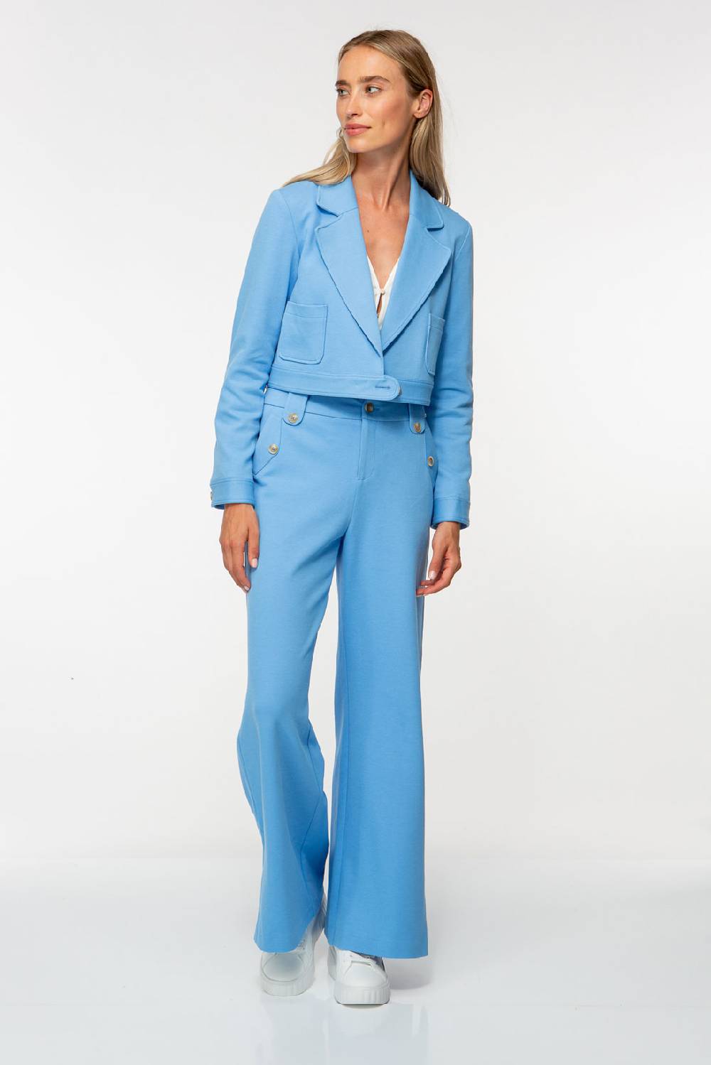 IVI GmbH SOLID JERSEY Verkürzter Blazer ocean Nur noch ein Tag übrig