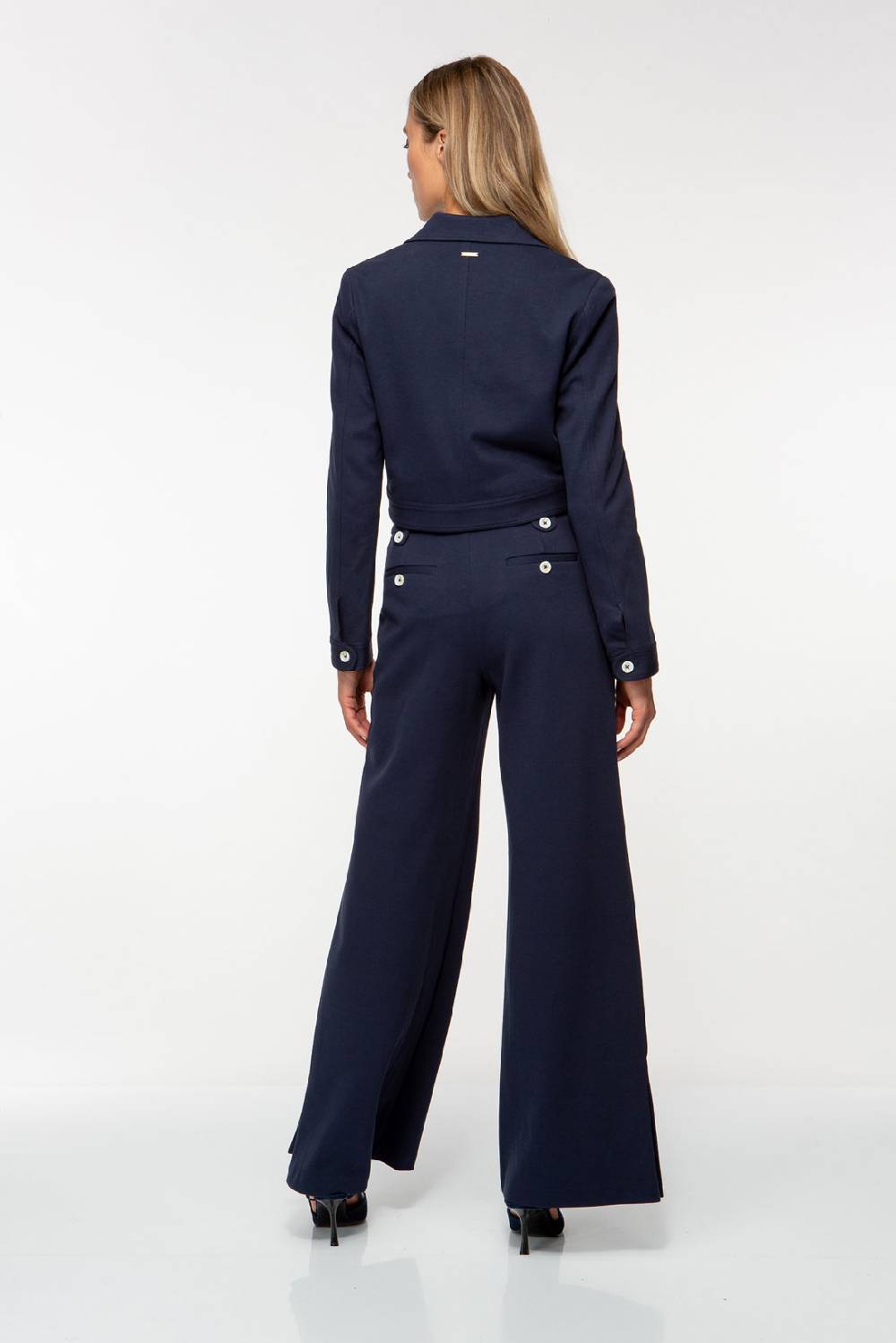 IVI GmbH SOLID JERSEY Verkürzter Blazer navy Super Rabatt