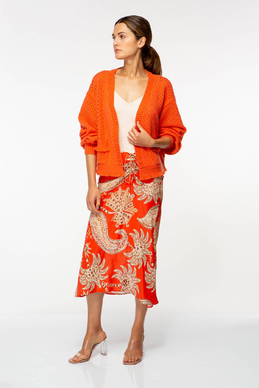 IVI GmbH SOLID KNIT Boxy Cardigan grenadine Kostenloser Versand international