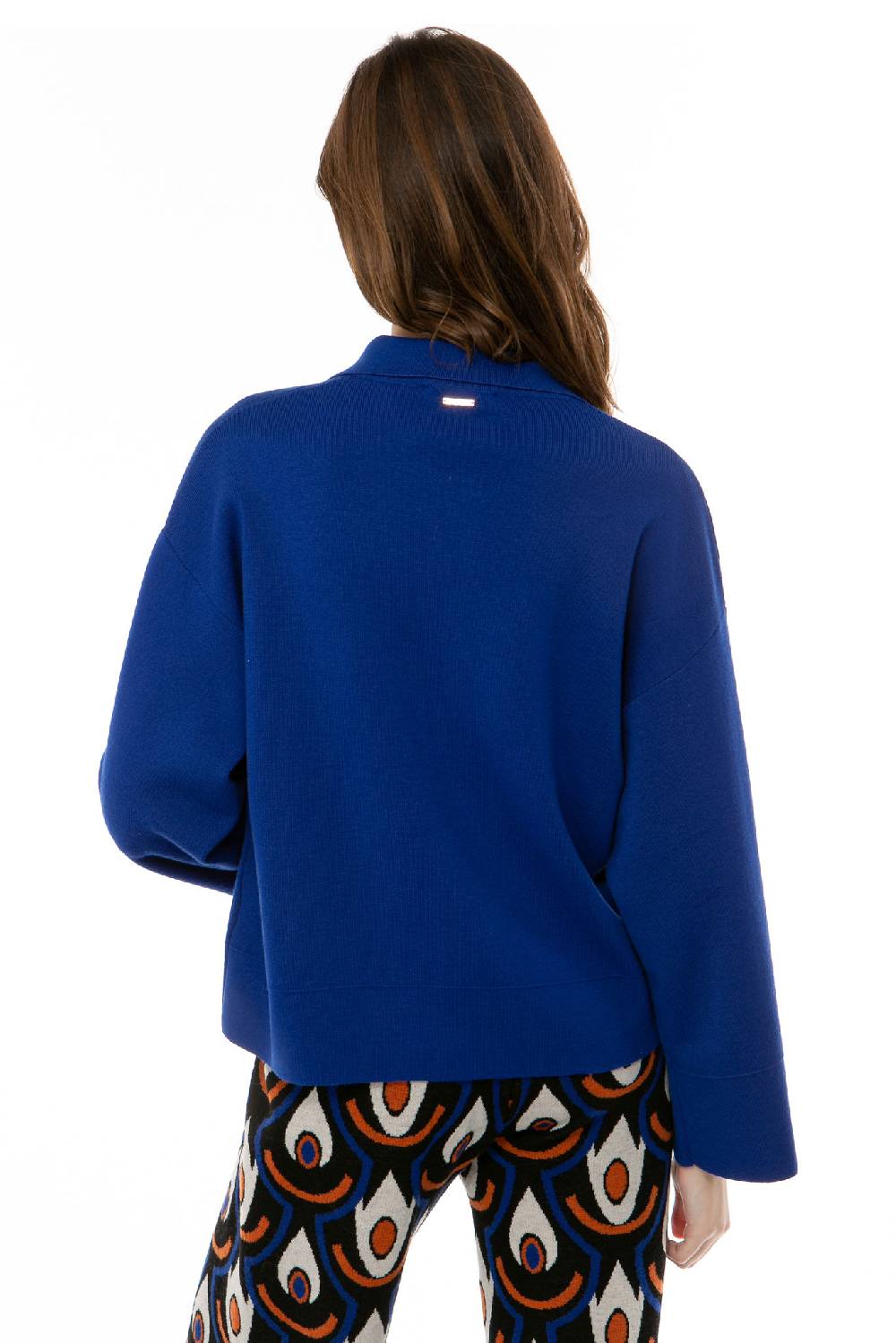 IVI GmbH SOLID KNIT Boxy Jacke royal blau Black Friday Preise