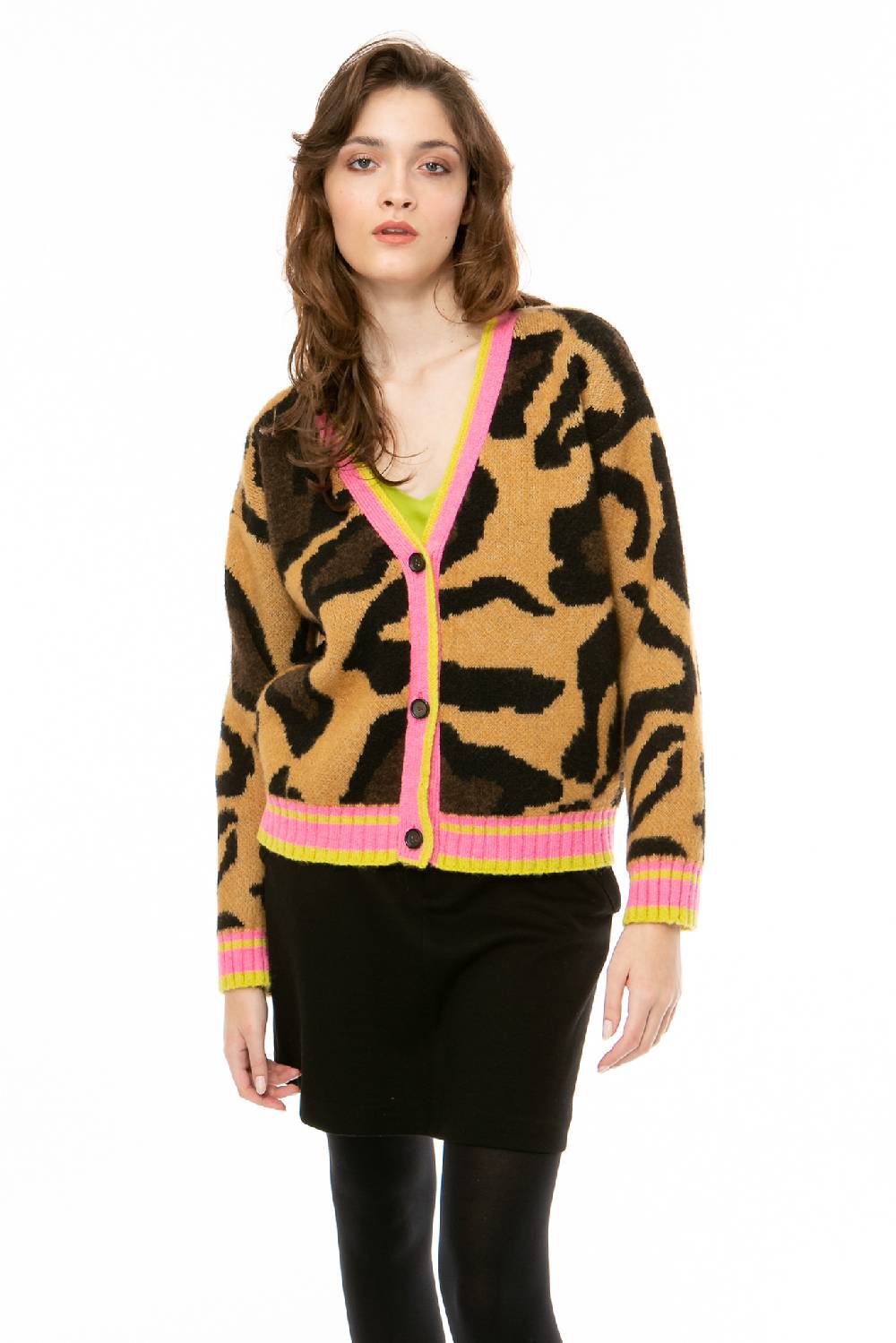 IVI GmbH BIG LEO Strickjacke braun 50% Rabatt für begrenzte Zeit