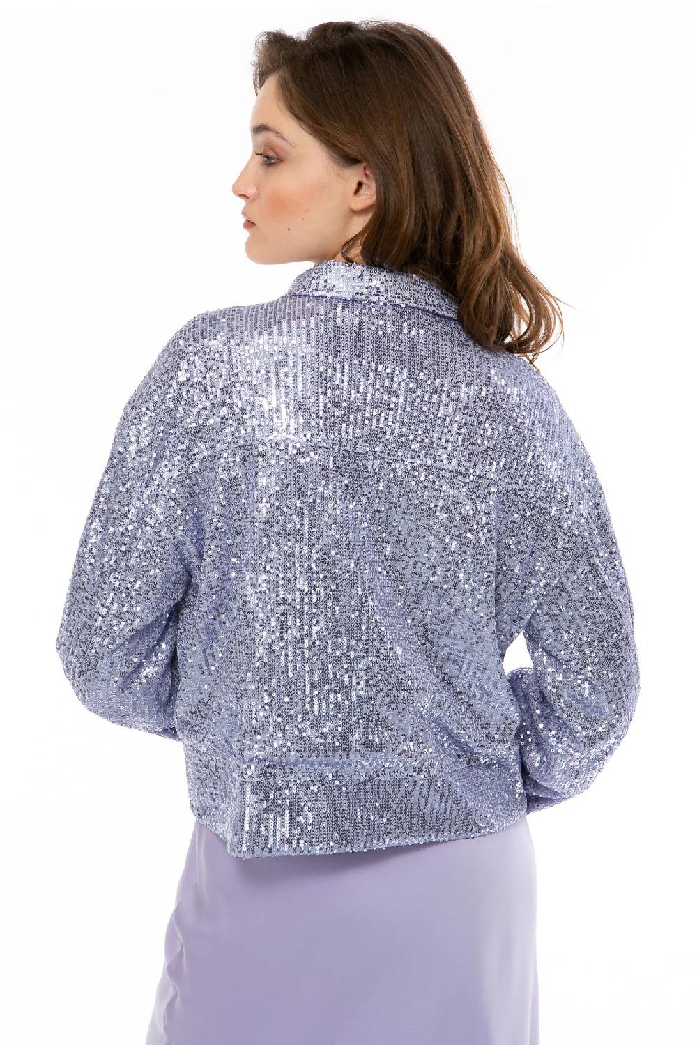 IVI GmbH SEQUINS Boxy Jacke lila 2025