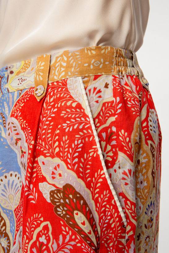 IVI GmbH AMBER Leinenhose multicolor Saisonschlussverkauf