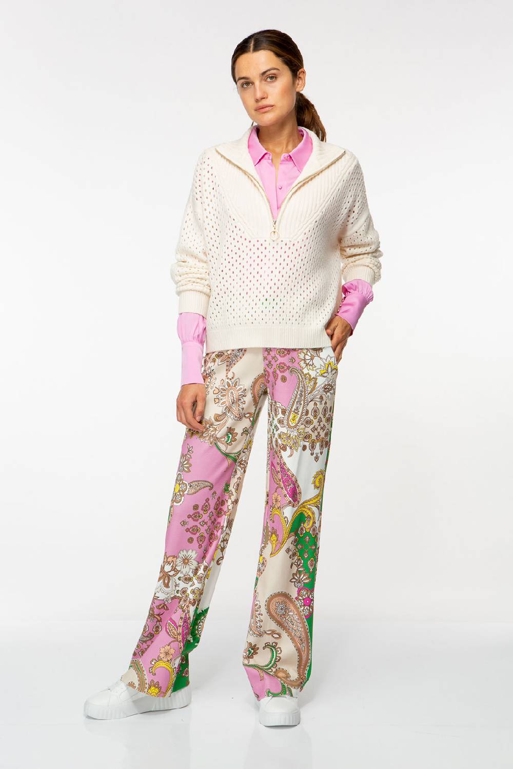 IVI GmbH PAISLEY Jersey Hose multicolor Weihnachtsangebot