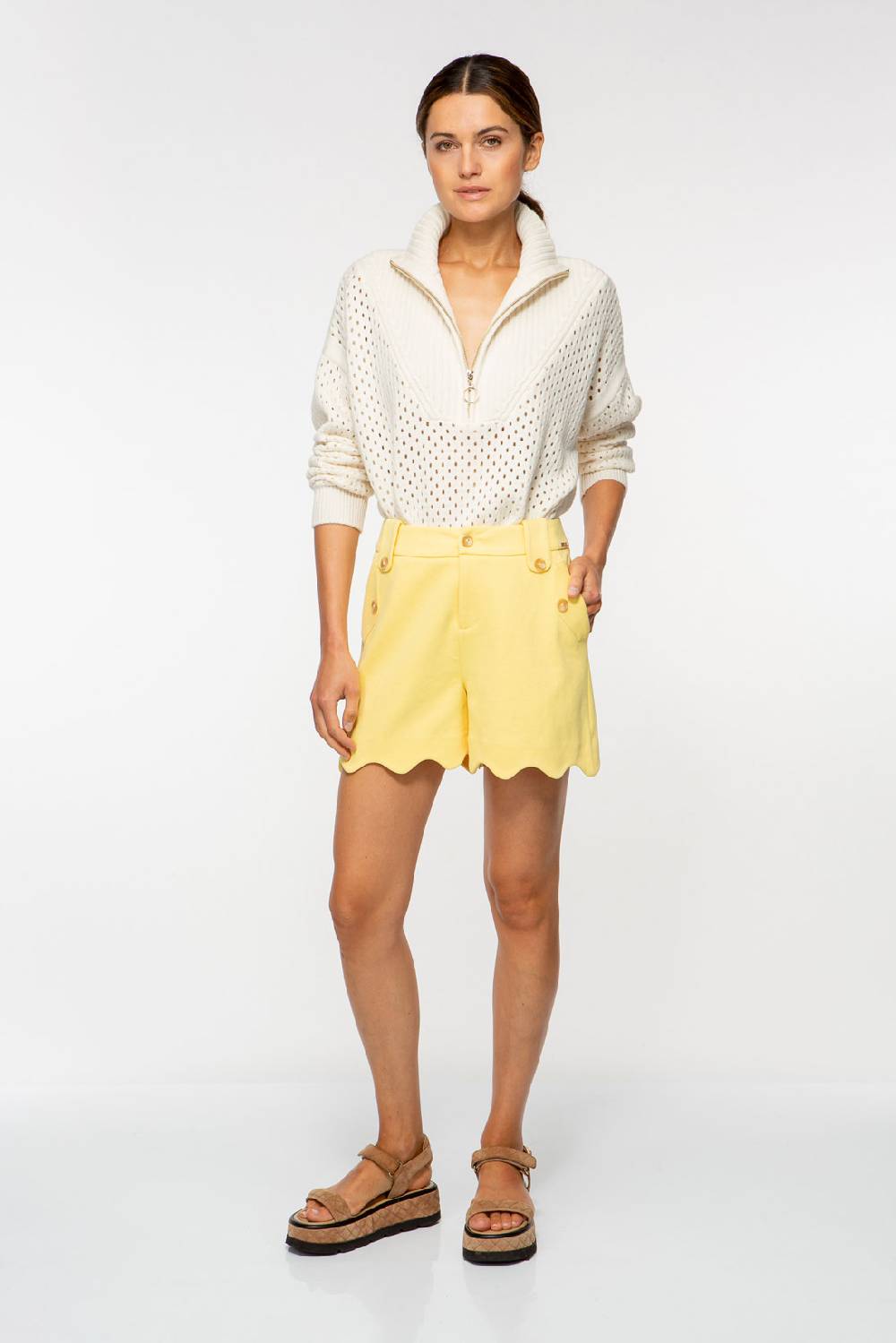 IVI GmbH SOLID JERSEY Shorts pastel sun Muttertagsangebot