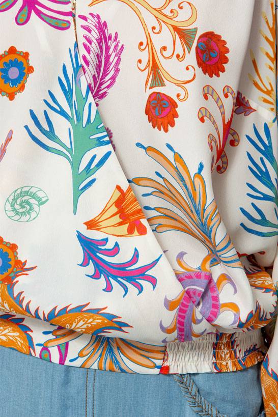 IVI GmbH SEASTAR Wickelbluse multicolor Nur noch ein Tag übrig