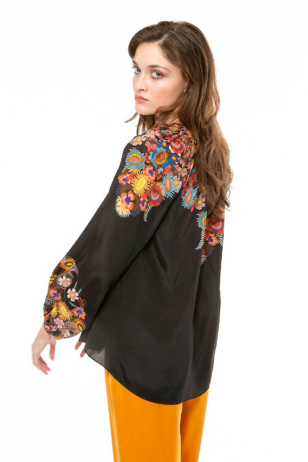 IVI GmbH FLOWER BALL Bluse schwarz im Angebot