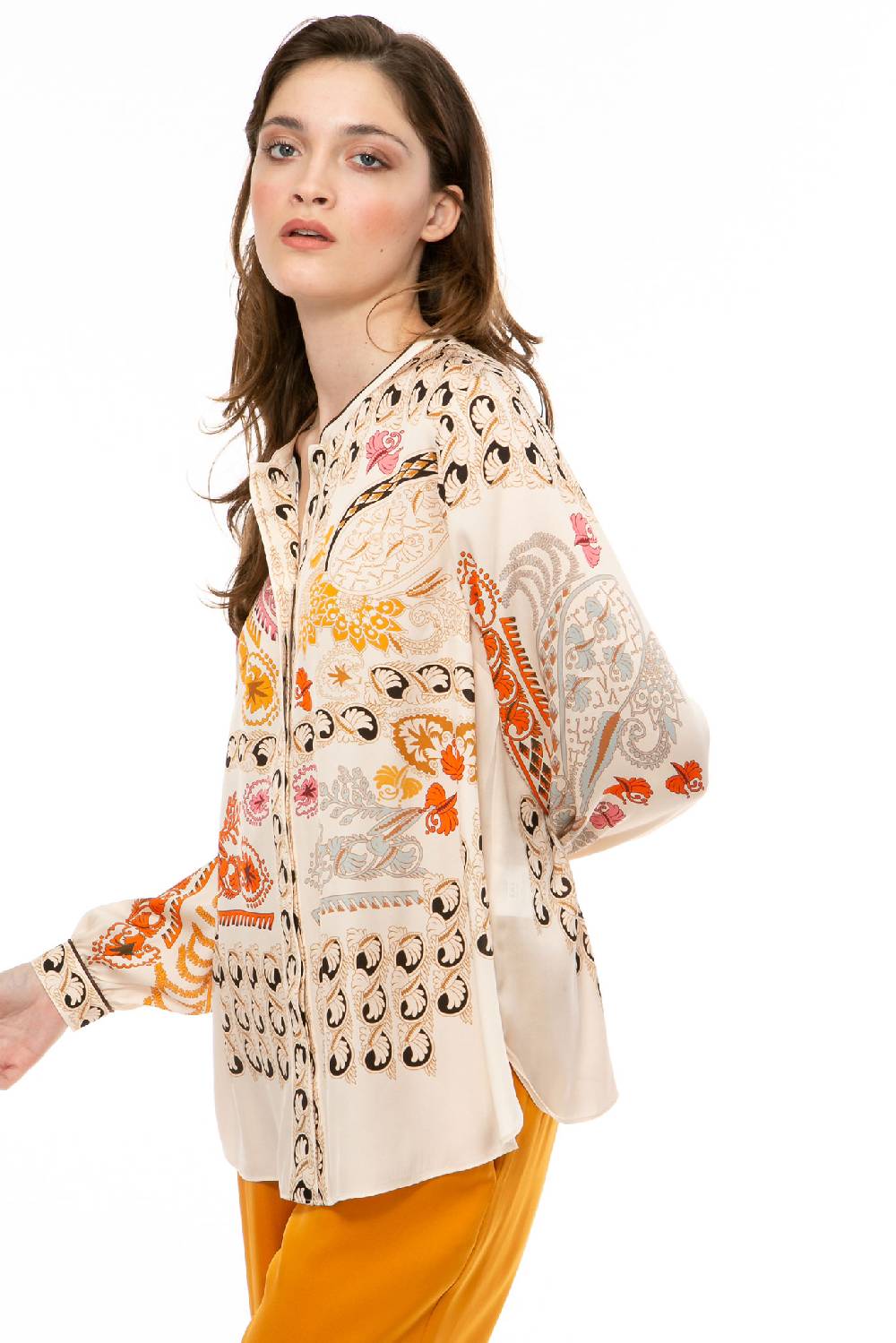 IVI GmbH BROCATE Bluse sand Fabrik Onlineshop