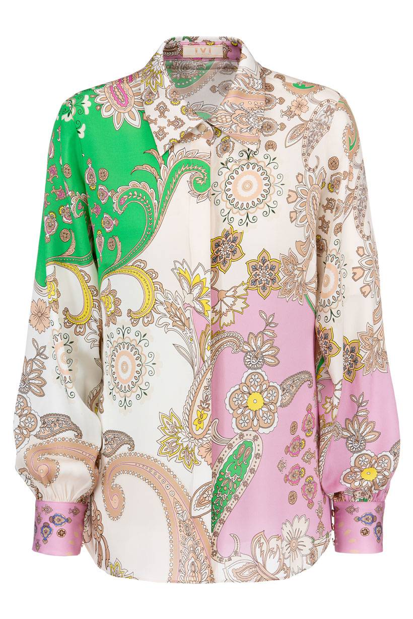 IVI GmbH PAISLEY Hemdbluse multicolor Heißer Verkauf