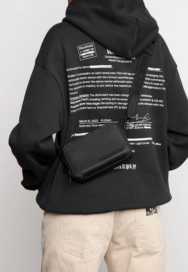Multiply Spparel Shoulder Bag Multiply Black Lagerräumung