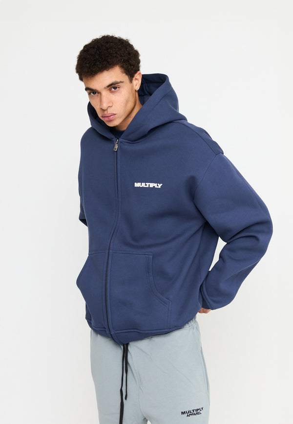 Multiply Spparel Oversize Zip Hoodie MULTIPLY Night Shadow Neuheiten