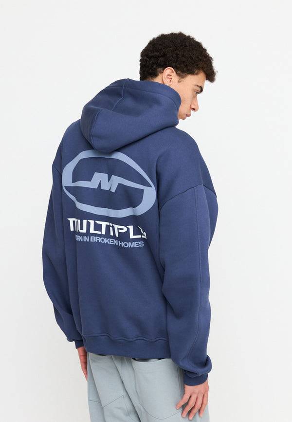 Multiply Spparel Oversize Hoodie BROKEN IDENTITY Night Shadow Kauf eins, bekomm eins gratis