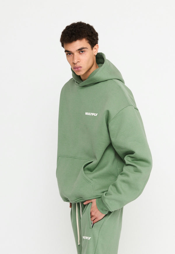 Multiply Spparel Oversize Hoodie MULTIPLY Hedge Green Super Sparpreis