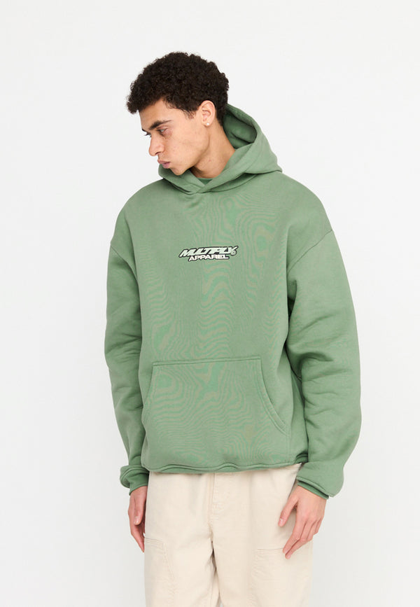 Multiply Spparel Oversize Hoodie TRAUMA Hedge Green JETZT KAUFEN