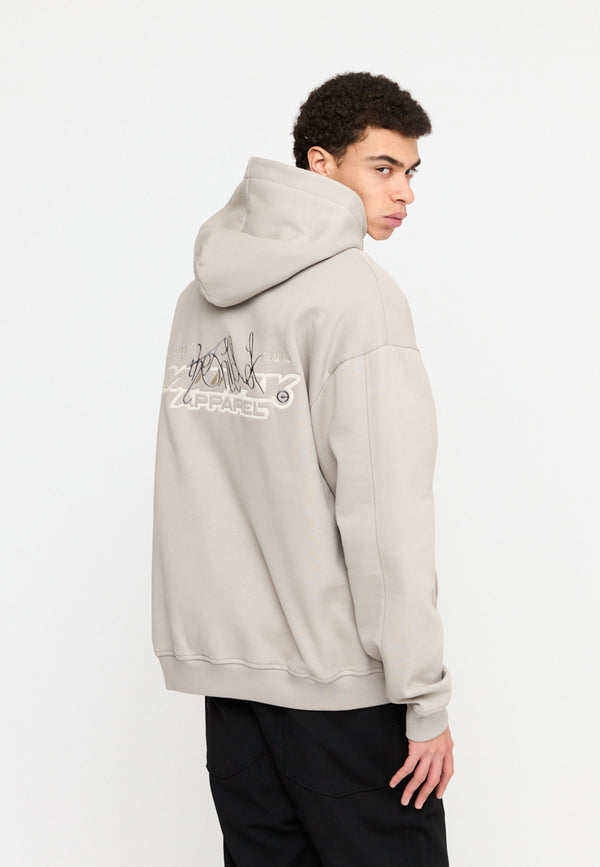 Multiply Spparel Oversize Zip Hoodie FRIENDLESS String Letzter Tag