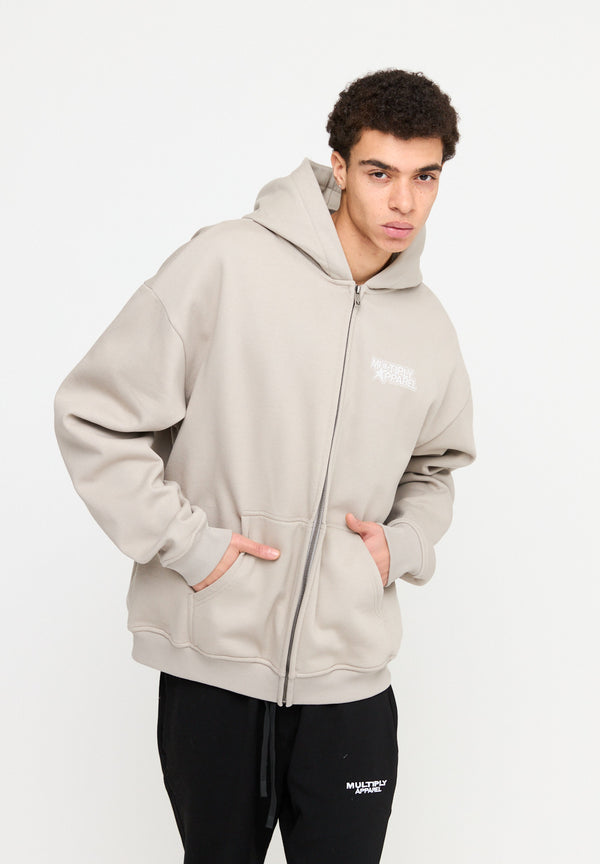 Multiply Spparel Oversize Zip Hoodie MISSING String Zeitbegrenzte Promotion