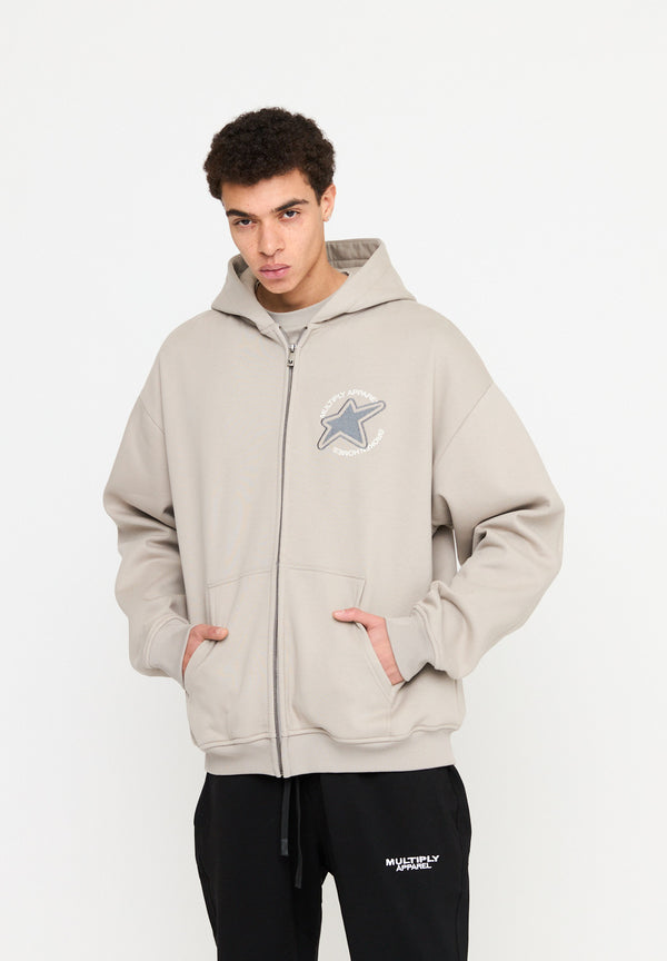 Multiply Spparel Oversize Zip Hoodie EMOTIONS String Bis zu 50% Rabatt