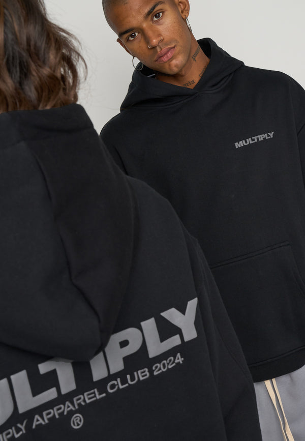 Multiply Spparel Oversize Hoodie MULTIPLY 2 Black Nur für heute