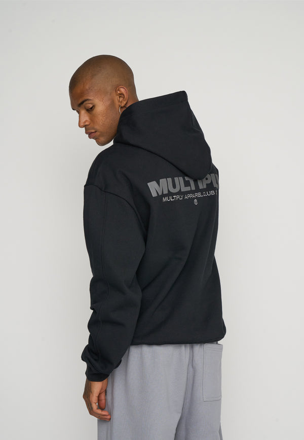 Multiply Spparel Oversize Hoodie MULTIPLY 2 Black Nur für heute
