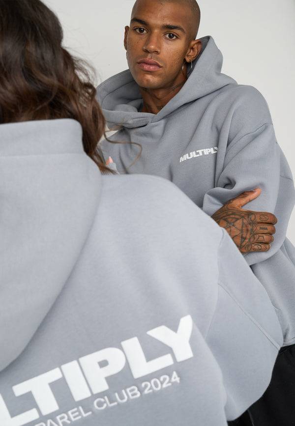 Multiply Spparel Oversize Hoodie MULTIPLY Ultimate Grey Sonderangebot der Fabrik