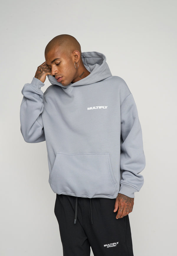 Multiply Spparel Oversize Hoodie MULTIPLY Ultimate Grey Sonderangebot der Fabrik