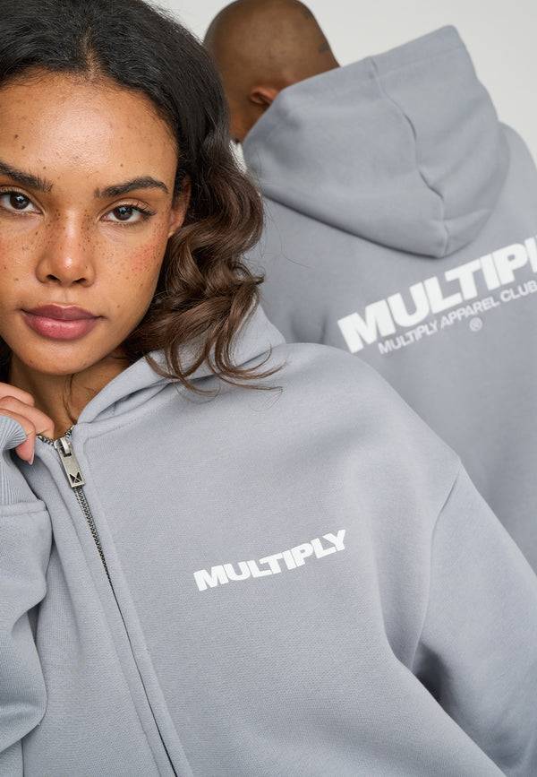 Multiply Spparel Oversize Zip Hoodie MULTIPLY Ultimate Grey Bis zu 55% Rabatt