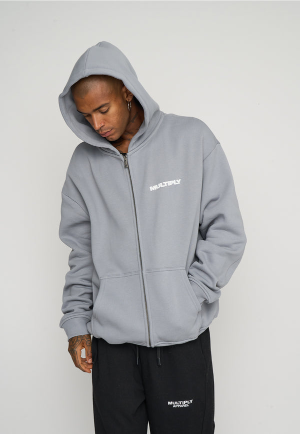 Multiply Spparel Oversize Zip Hoodie MULTIPLY Ultimate Grey Bis zu 55% Rabatt