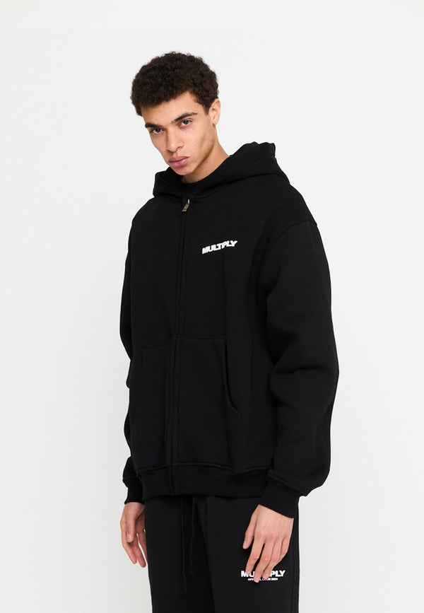 Multiply Spparel Oversize Zip Hoodie MULTIPLY Black Nur noch ein Tag übrig