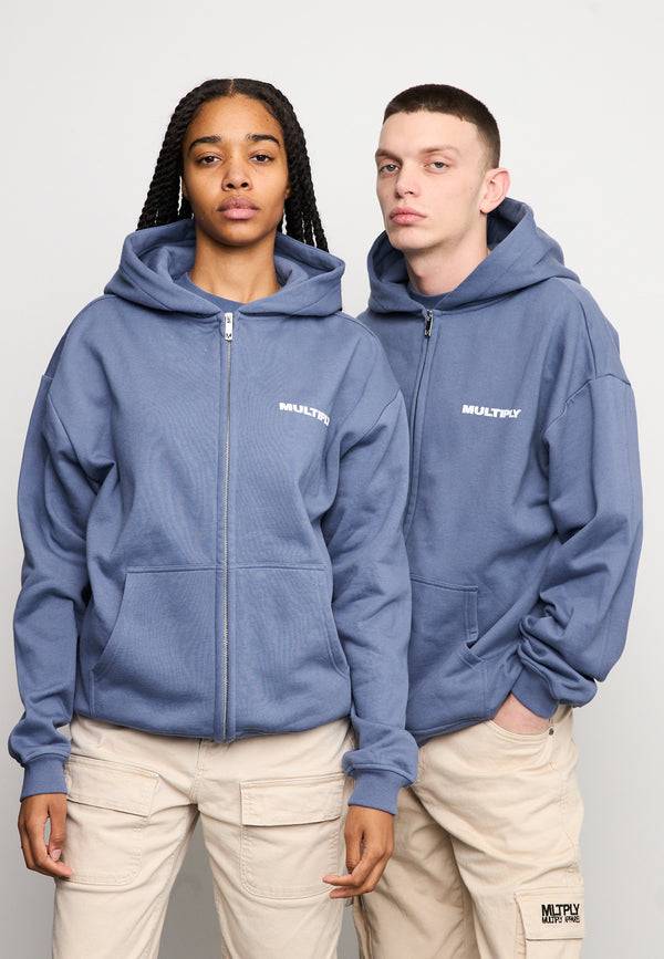 Multiply Spparel Oversize Zip Hoodie MULTIPLY Coastal Fjord Begrenzt auf 3 Tage