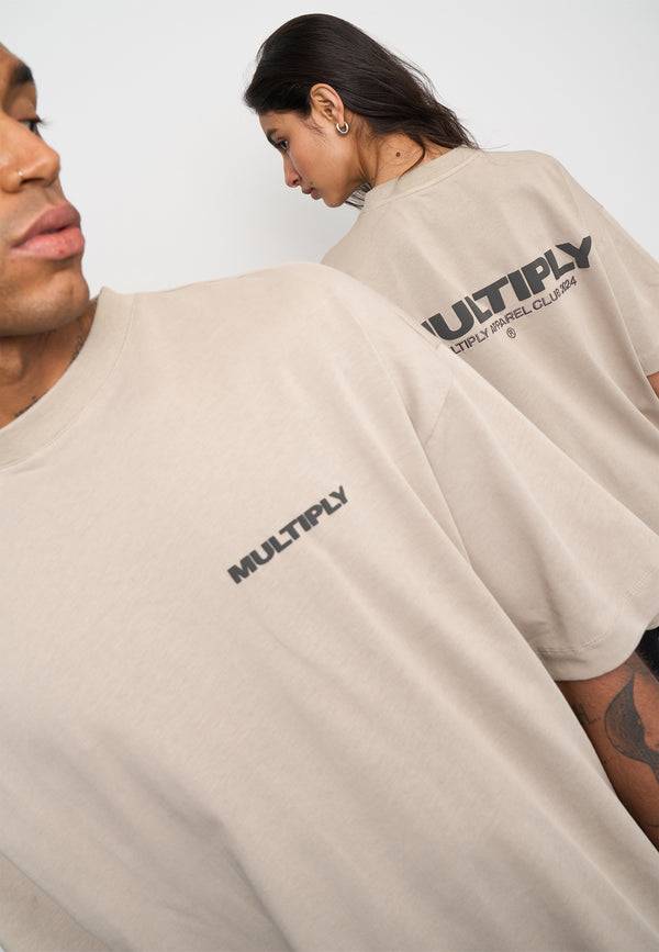 Multiply Spparel Oversize T-Shirt MULTIPLY Vintage Khaki Black Friday Preise
