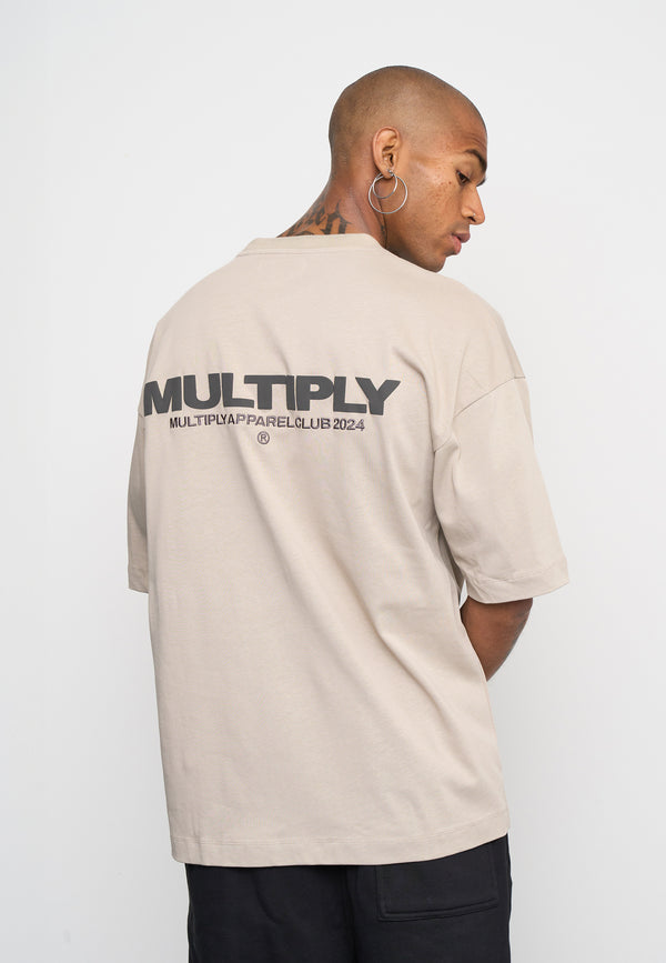 Multiply Spparel Oversize T-Shirt MULTIPLY Vintage Khaki Black Friday Preise