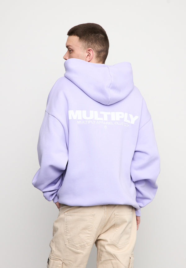 Multiply Spparel Oversize Zip Hoodie MULTIPLY Lavender Im Verkauf