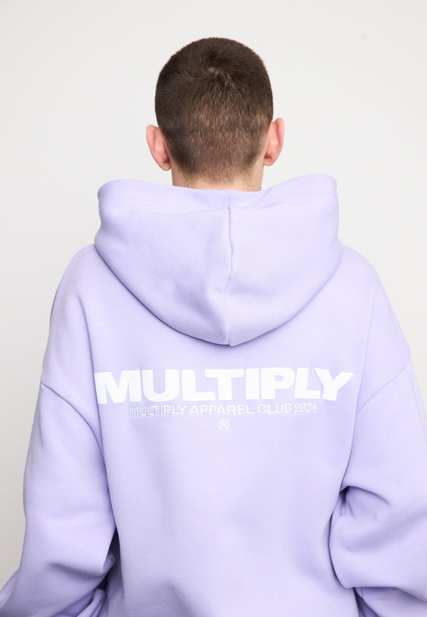 Multiply Spparel Oversize Zip Hoodie MULTIPLY Lavender Im Verkauf
