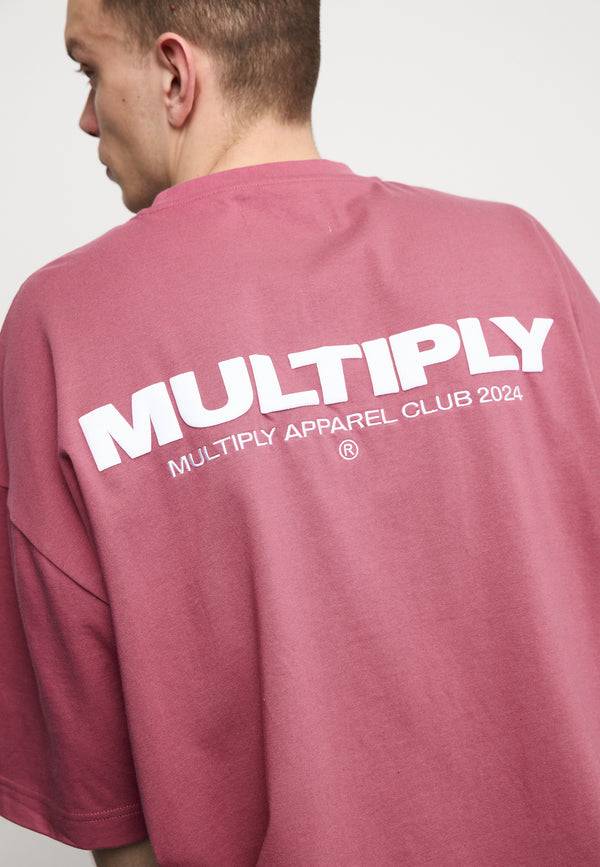 Multiply Spparel Oversize T-Shirt MULTIPLY Rose Wine zollfrei
