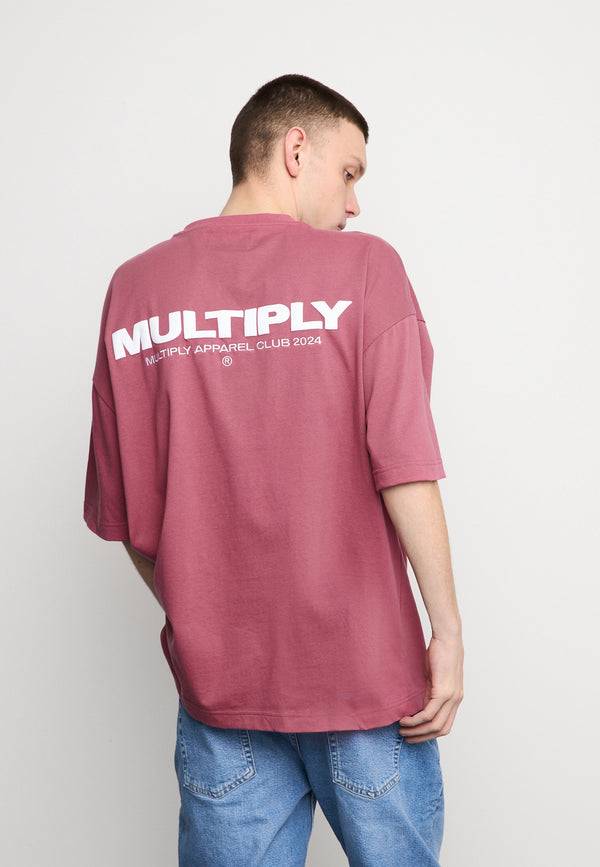 Multiply Spparel Oversize T-Shirt MULTIPLY Rose Wine zollfrei