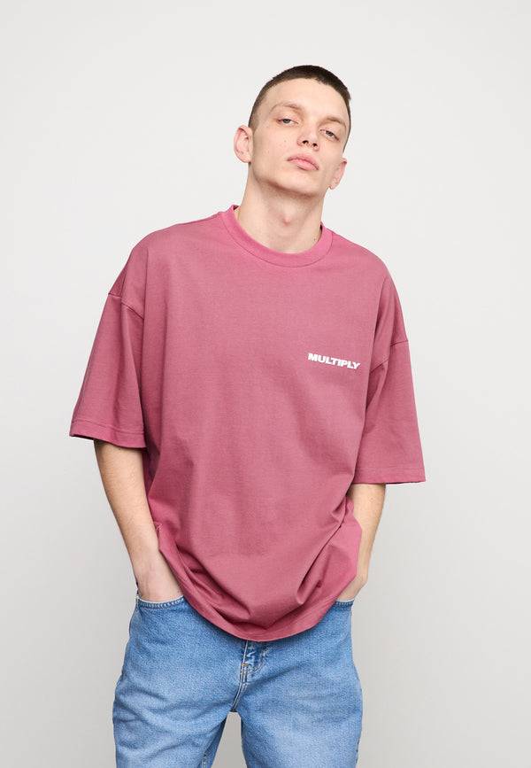 Multiply Spparel Oversize T-Shirt MULTIPLY Rose Wine zollfrei