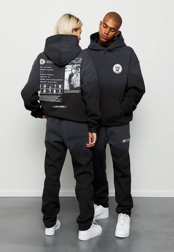 Multiply Spparel Oversize Hoodie SUSPICIOUS Black Soda Washed Angebote