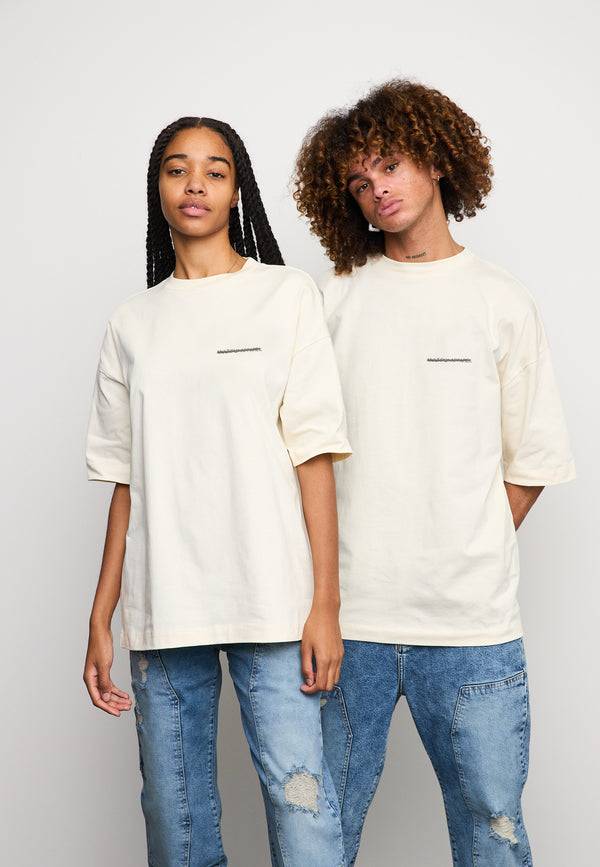 Multiply Spparel Oversize T-Shirt CHEATER Egret im Angebot