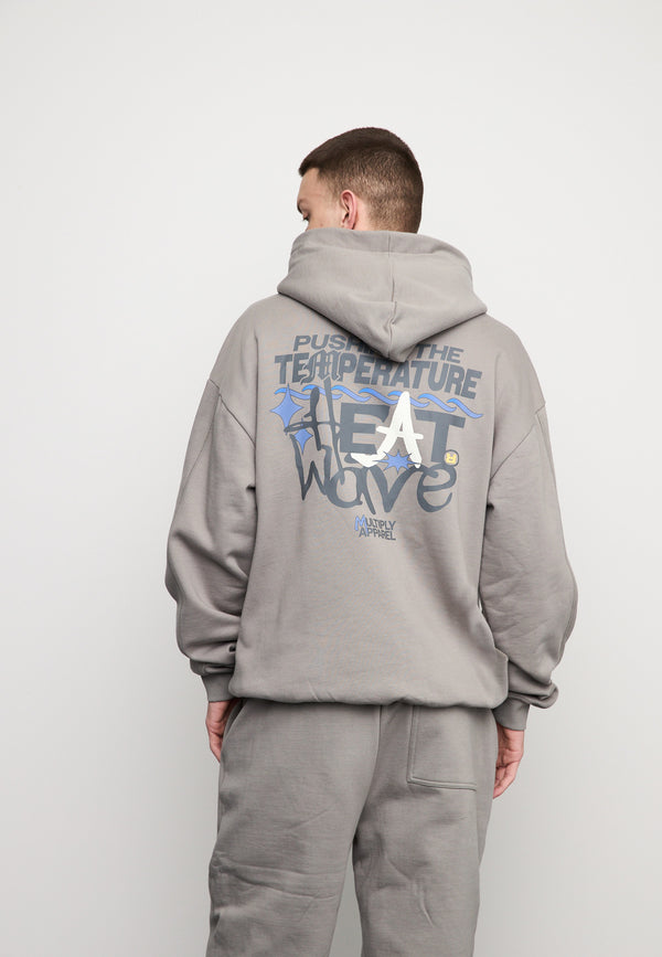 Multiply Spparel Oversize Hoodie DEHYDRATION Moon Mist Schlussverkauf