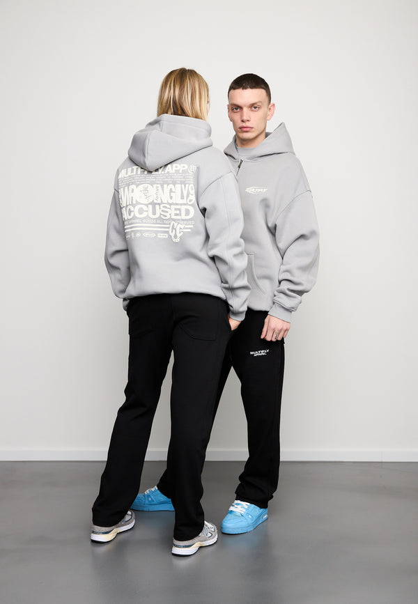 Multiply Spparel Oversize Zip Hoodie LAW Ultimate Grey Günstiger Verkauf